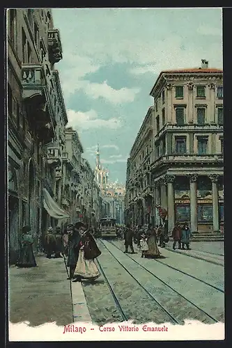 Lithographie Milano, Corso Vittorio Emanuele