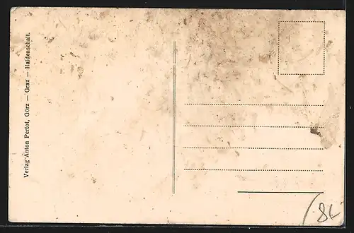 AK Görz, Zerschossene Häuser