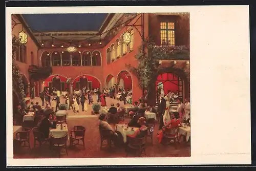 AK Gardone Riv. /Lago di Garda, Savoy Palace Hotel, Rimbalzello Dancing