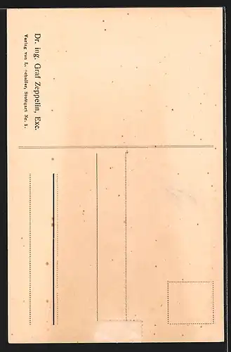 AK Dr. ing. Graf Zeppelin, Portrait 1903