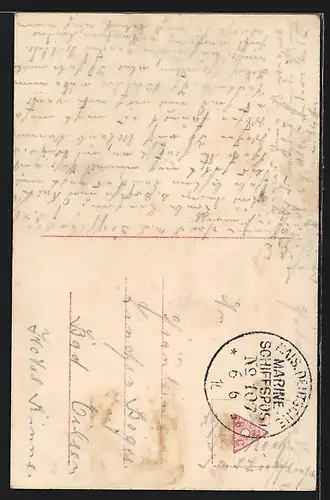 AK U-Boot-Kommandant Otto Weddigen in Uniform mit Orden