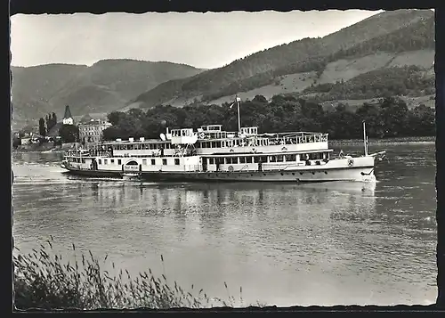 AK Motorschiff Stadt Passau auf der Donau