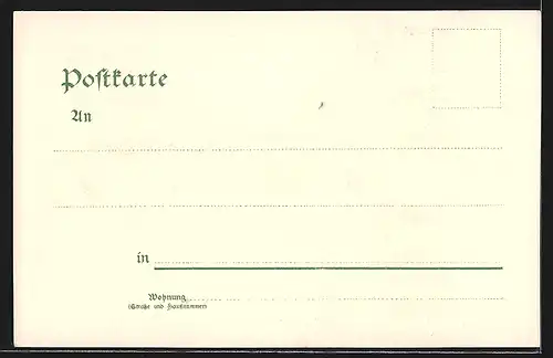 Lithographie Porta Westfalica, Talpanorama, Kaiser Wilhelm Denkmal