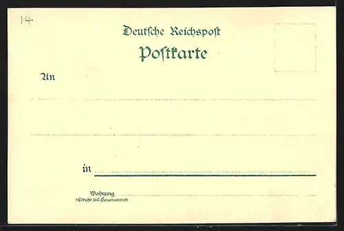 Lithographie Berlin, Königstrasse, Rathaus