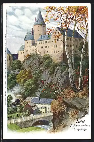 AK Schwarzenberg, Schloss Schwarzenberg im Herbst