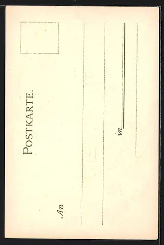 Lithographie Egloffstein, Blick auf das Schloss