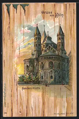 Künstler-AK Köln, Aposteln-Kirche