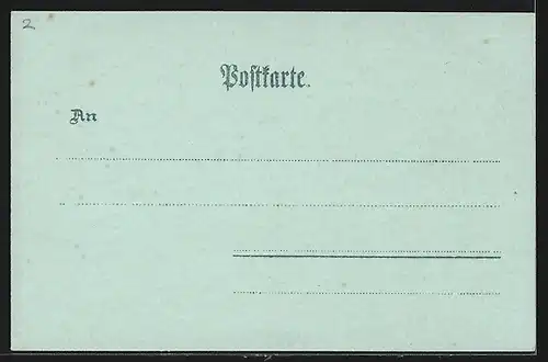 Lithographie Chemnitz, Bahnhof, Rathaus & Staatslehranstalt