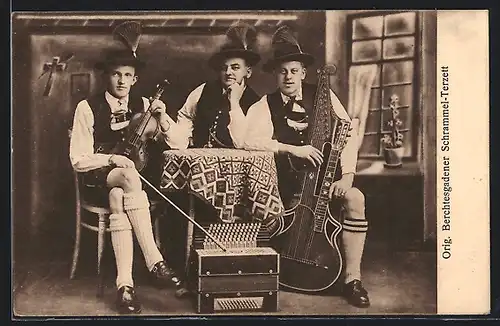 AK Original Berchtesgadener Schrammel-Terzett