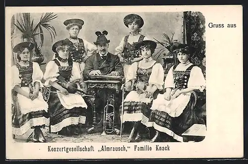 AK Konzertgesellschaft Almrausch Familie Knack, Trachtenkapelle