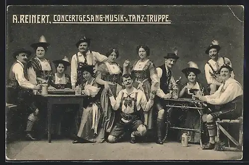 AK Concertgesang-Musik- und Tanz-Truppe A. Reinert, Trachtenkapelle
