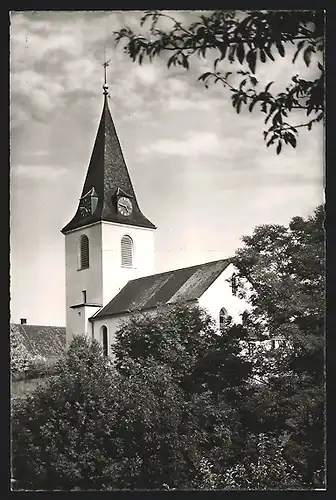 AK Berg a. Irchel, Blick auf die Kirche