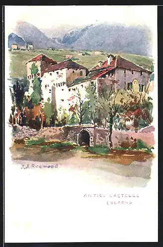 Künstler-AK Locarno, Antico Castello