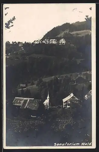 AK Wald, Blick auf das Sanatorium