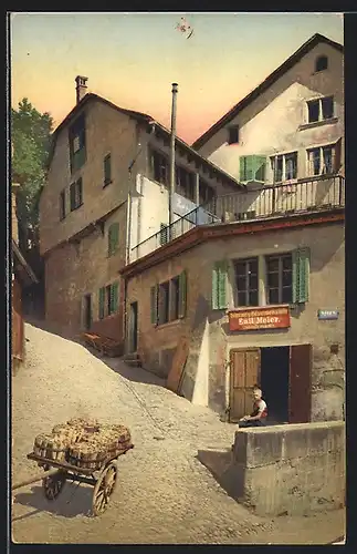 AK Zürich, Partie in der Fortunagasse