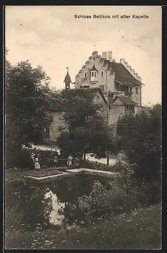 AK Bellikon, Schloss mit alter Kapelle