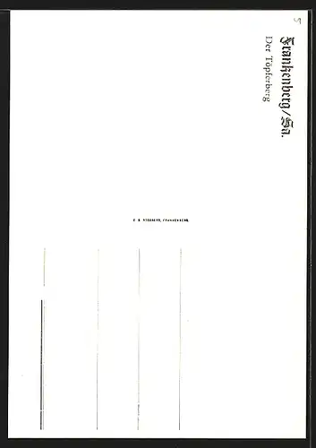 AK Frankenberg, Stadtpartie am Töpferberg