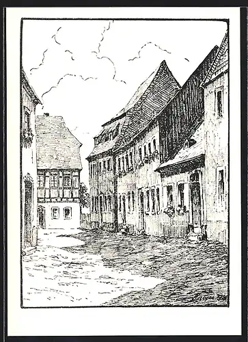 AK Frankenberg, Winkel an der alten Stadtmühle