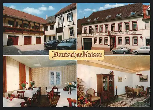 AK Heidelberg-Handschuhsheim, Hotel-Restaurant Deutscher Kaiser, Bes. Friederike Schaaff, Mühltalstrasse 41