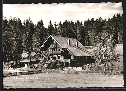 AK Kaltenbronn /Schwarzwald, Gästehaus v. Kurhaus