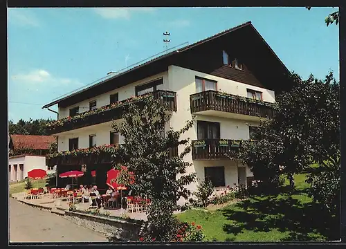 AK Rimbach, Blick auf das Gasthaus-Pension Bachl