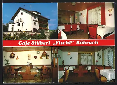 AK Böbrach /Bayer. Wald, Café Stüberl Fischl, Asbacher Strasse 17