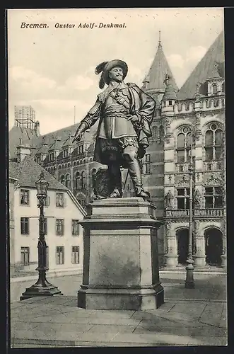 AK Bremen, Gustav Adolf-Denkmal