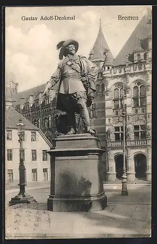 AK Bremen, Gustav Adolf-Denkmal