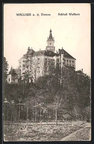 AK Wallsee a. d. Donau, Schloss Wallsee mit Anlagen
