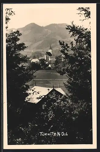 AK Türnitz, Ortsansicht mit Kirche