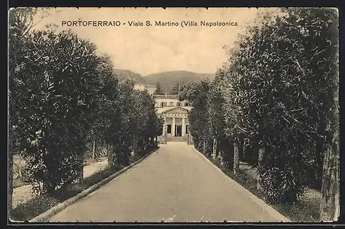AK Portoferraio, Viale S. Martino, Villa Napoleonica