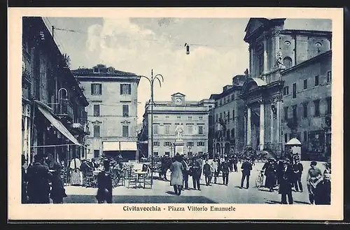 AK Civitavecchia, Piazza Vittorio Emanuele