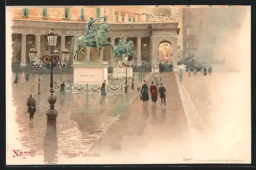 Lithographie Napoli, Piazza Plebescito