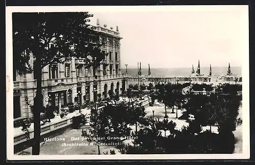 AK Riccione, Dal parco del Grand Hotel