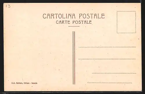 Künstler-AK Venezia, Il molo