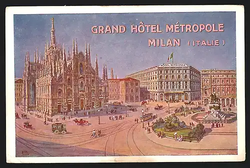 AK Milan, Grand Hotel Metropole