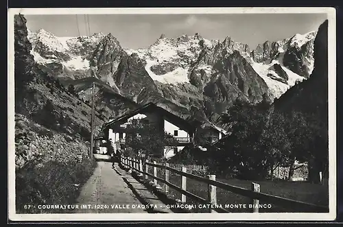 AK Courmayeur /Valle d`Aosta, CGhiacciai Catena Monte Bianco