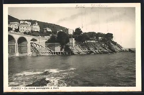 AK Zoagli, La nuova passeggiata a mare