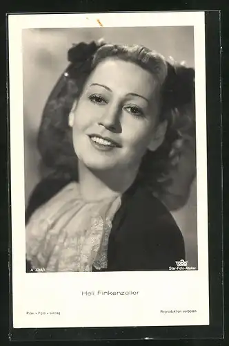 AK Schauspielerin Heli Finkenzeller in einer Filmszene