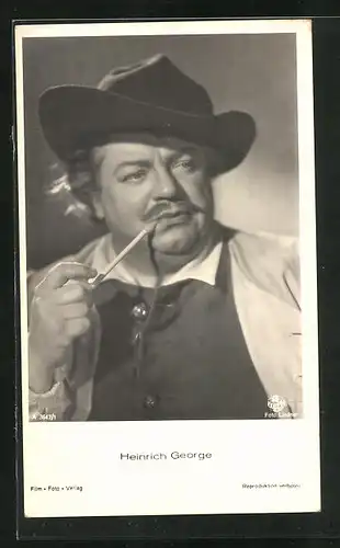 AK Schauspieler Heinrich George in einer seiner Rollen