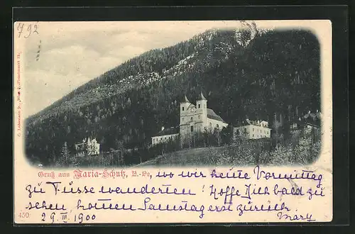 AK Maria-Schutz, Blick zur Kirche