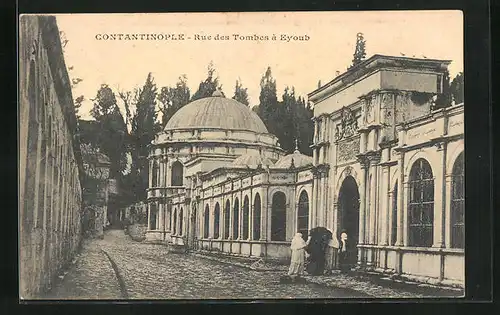 AK Constantinople, Rue des Tombes à Eyoub