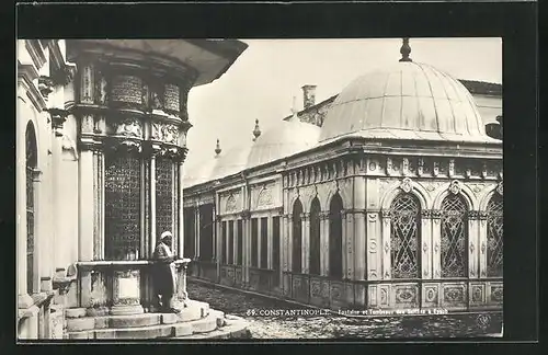 AK Constantinople, Fontaine et Tombeaux des Sultans A Eyoub