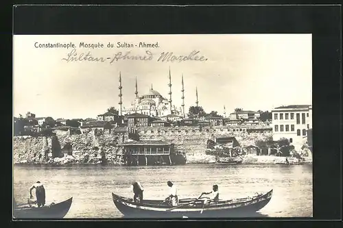 AK Constantinople, Mosquèe du Sultan Ahmed