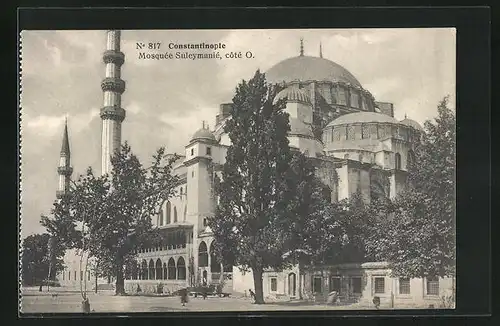 AK Constantinople, Mosquèe Suleymaniè, cote O.
