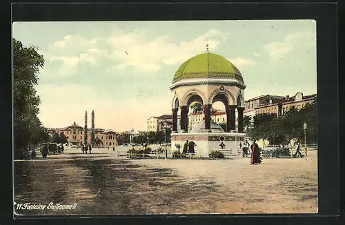 AK Constantinople, Fontaine Guillaume II.