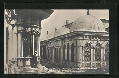 AK Constantinopel, Fontaine et Tombeaux des Sultans a Eyoub