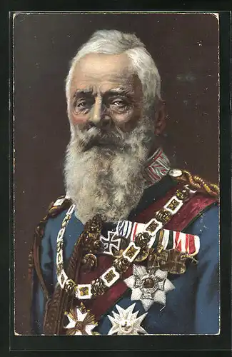 AK Prinzregent Luitpold von Bayern zum 90. Geburtstag am 12. März 1911