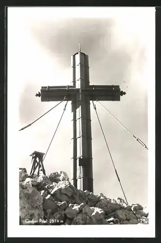 AK Kreuz auf dem grossen Priel in Oberösterreich