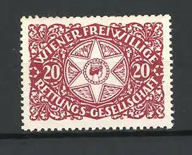Reklamemarke Wiener Freiwillige Rettungs-Gesellschaft, Wappen